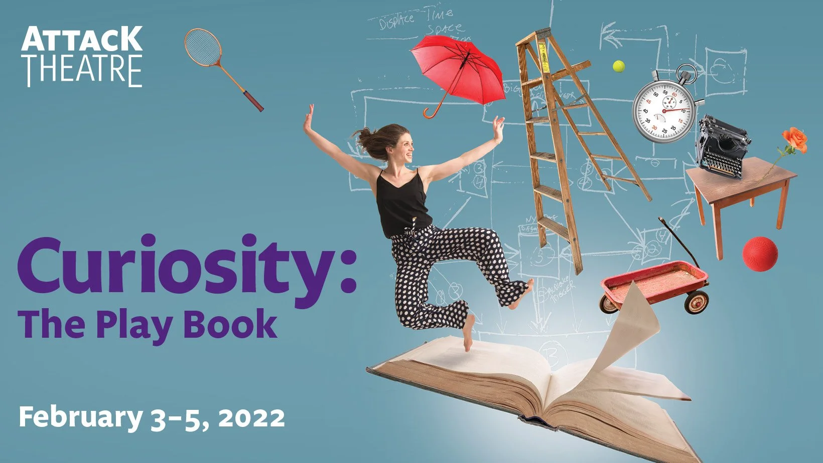 Attack Theatre Presents Curiosity: The Play Book at its new Lawrenceville Headquarters
