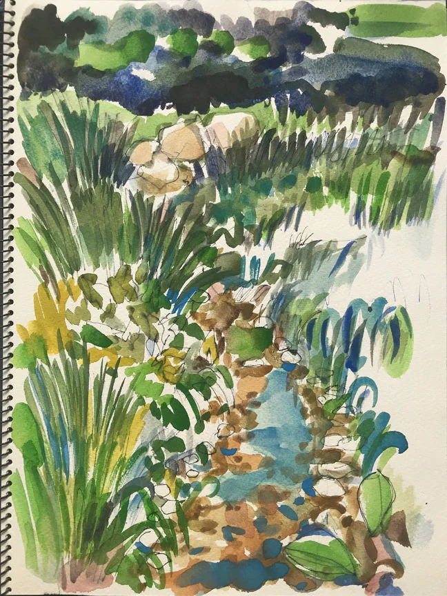 Pond Sketch I