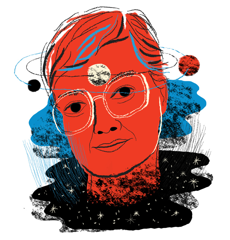 Vera Rubin — American astronomer who pioneered work on galaxy rotation rates.