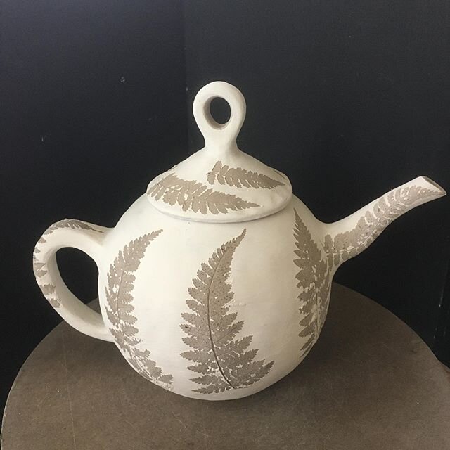 Finished up a couple teapots! Well finished for now. It might be awhile before I do a wood-firing so I&rsquo;ll be sharing what I&rsquo;m working on in their raw (green ware) stage. I don&rsquo;t make a lot of teapots but last season I sold out of th