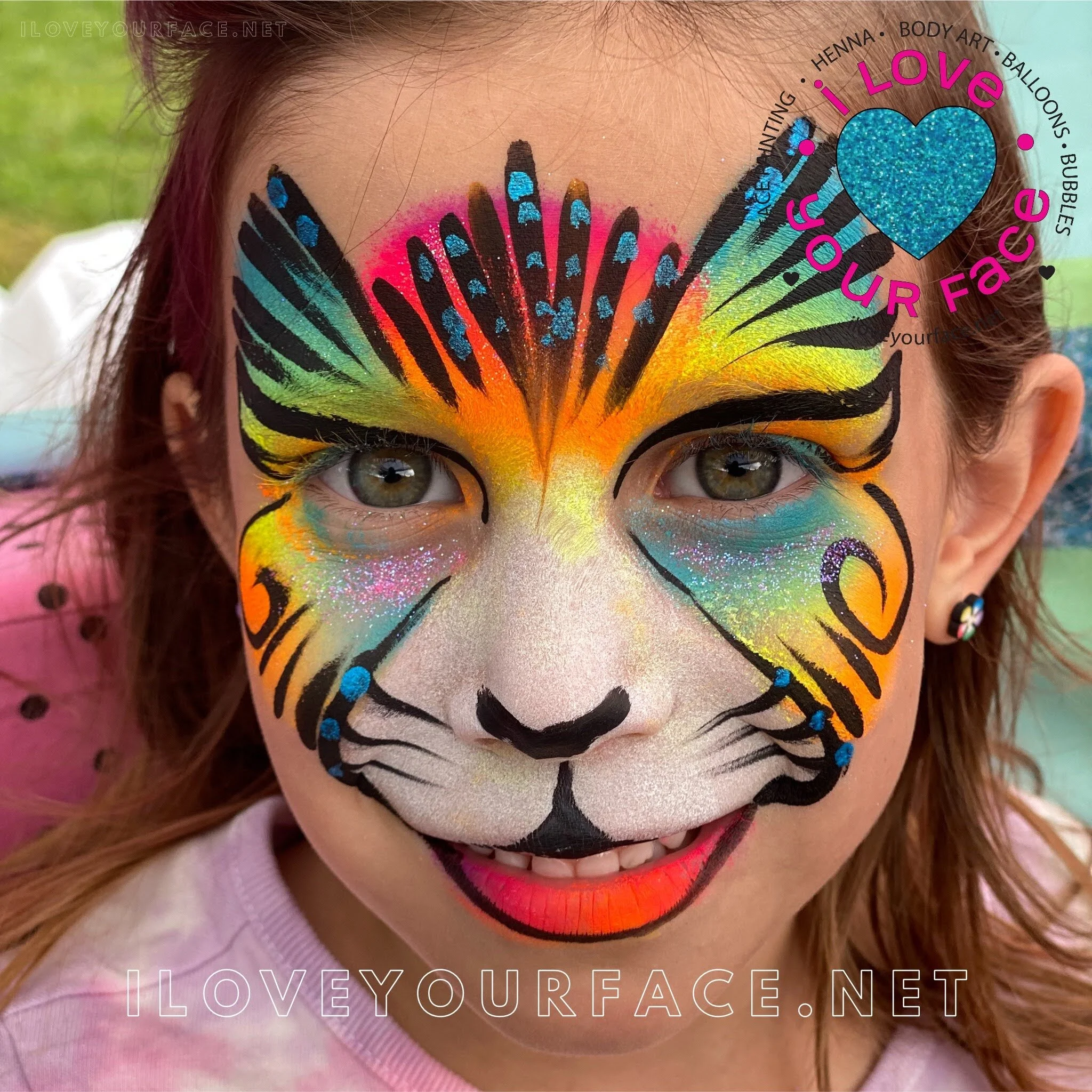 Fantasy Cat face painting michigan.JPG