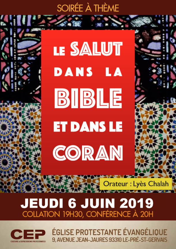 Soirée à thème - Le salut dans la Bible et dans le Coran