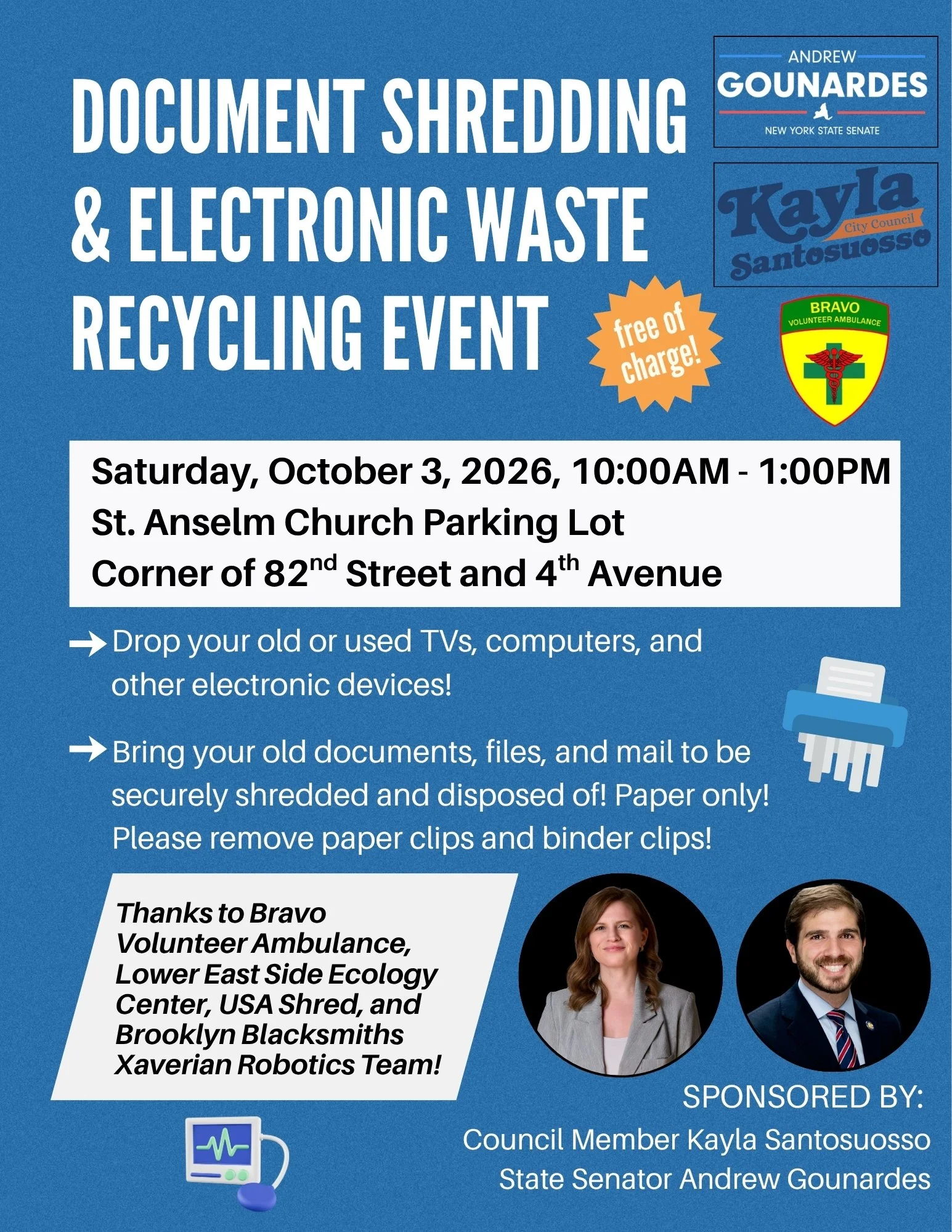 Shredfest - Document Shredding and Electronic Waste recycling Event