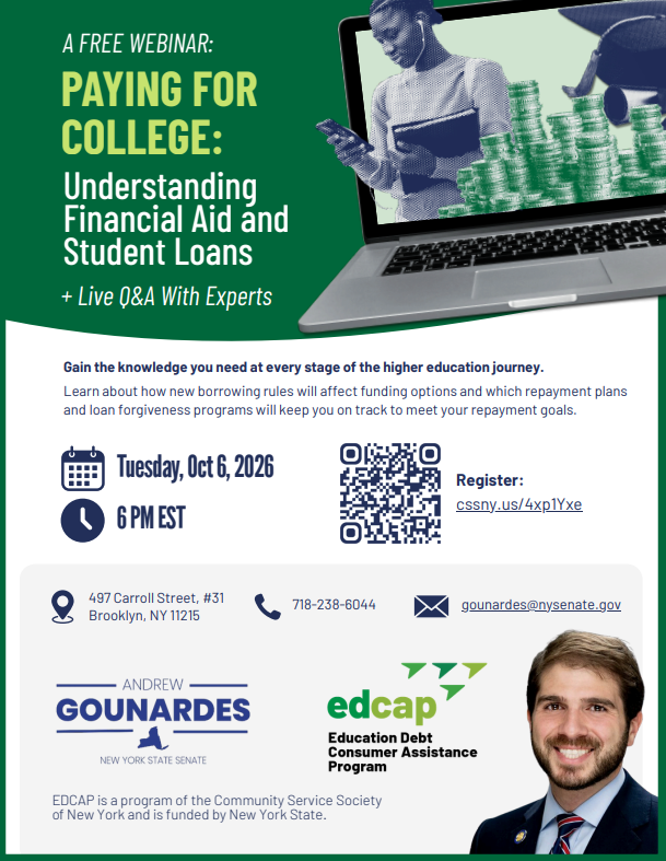 Paying for College: Understanding Financial Aid and Student Loans Webinar 