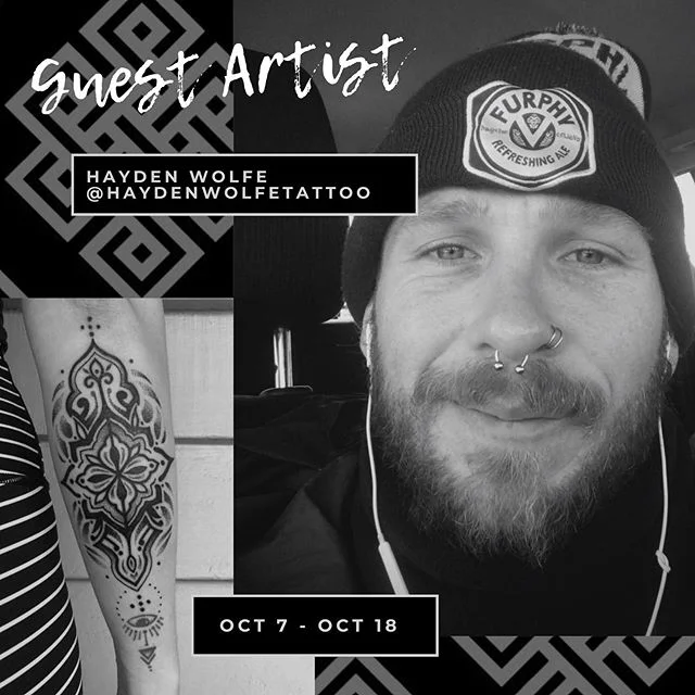 Introducing our guest artist ::
Hayden @haydenwolfetattoo 
He will be here from October 7th - 18th

If you would love to book with Hayden, send us a message : tattoos@karmahousebali.com

#karmahouse #tattootemple #guestartist #balitattoo #ubudtattoo 