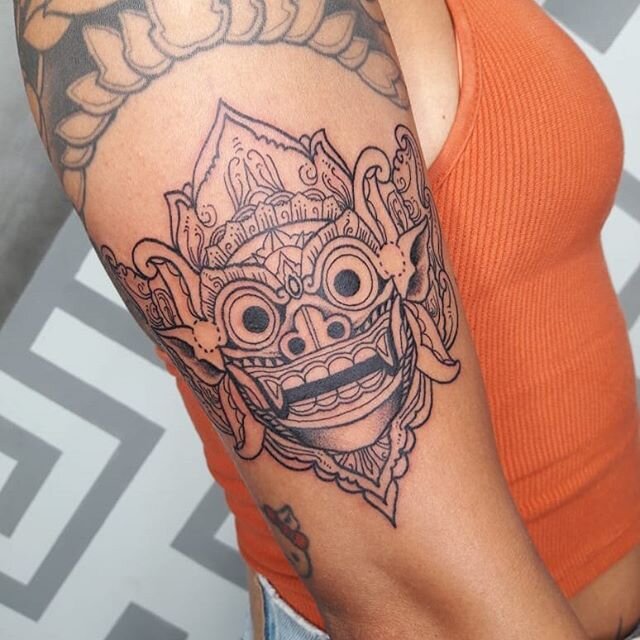 Mandala Tattoo in Ubud by Cap Bagong Tatu studio