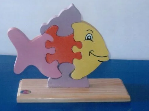 rompecabezas de madera 3d tridimensionales