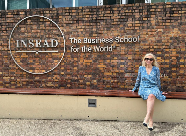 Barbara Coward at INSEAD Fontainebleau