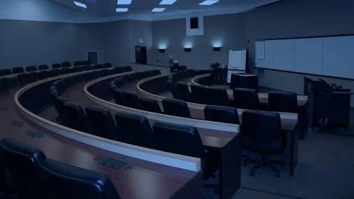 Empty classroom