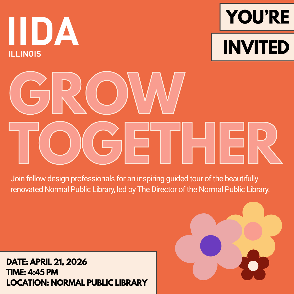 Grow Together: Spring into Design Library Tour &amp; Networking