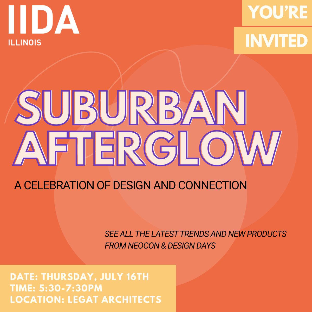 Save the Date: Suburban Afterglow