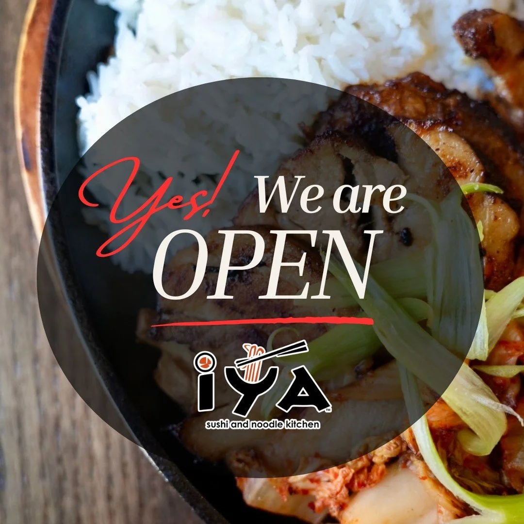 We&rsquo;re open! 🍣❄️ Cozy up with something fresh and comforting!