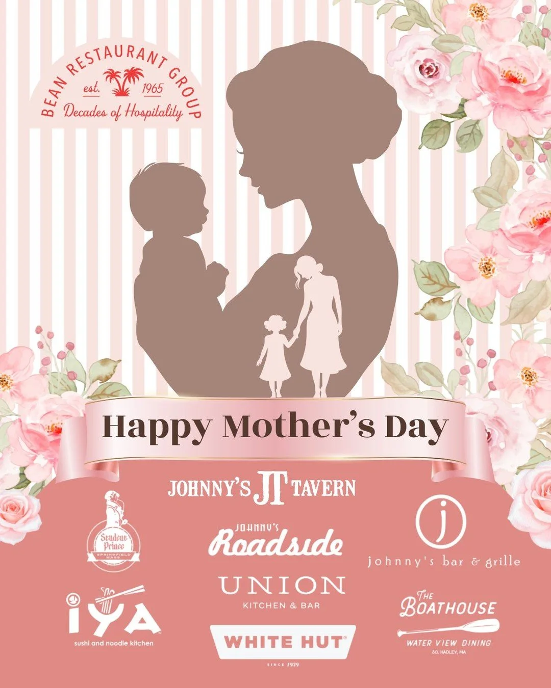 Happy Mother&rsquo;s Day from all of us at the Bean Restaurant Group 💐
Today we celebrate all the moms and mother figures who make everything around them better, brighter, and full of love❤️
Celebrate her the right way! Bring her in for a meal she w
