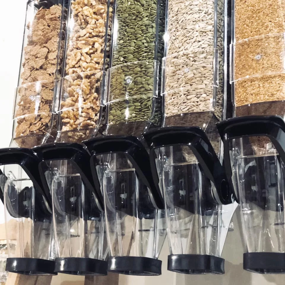 Plastic free self serve machines