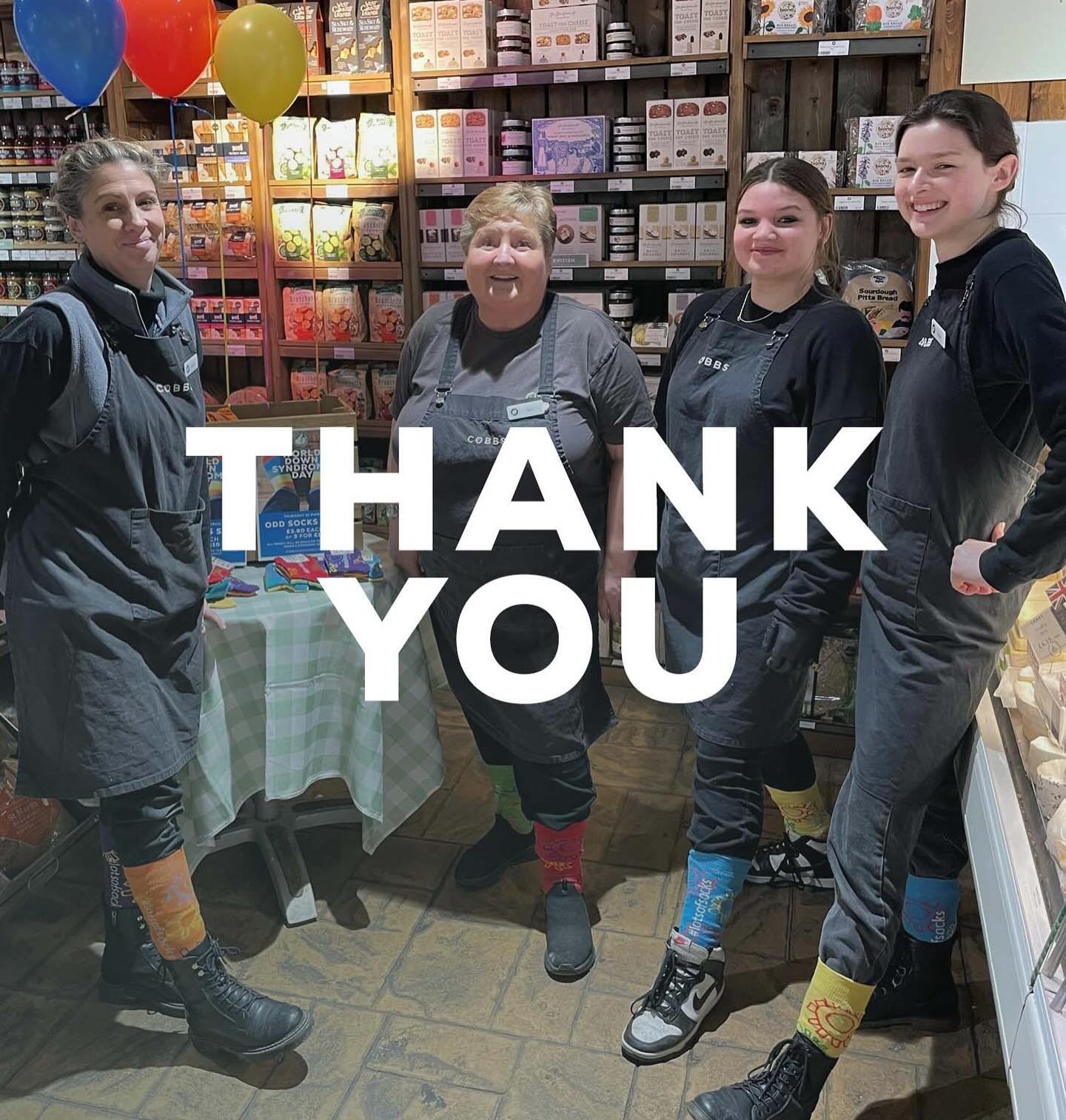 Big thanks to all of you who purchased a pair of Odd socks from us this year!🧦

We&rsquo;ve been able to donate just over &pound;292 to the @swindondowns Syndrome group!

It really warms our hearts knowing we can help out such an awesome local chari