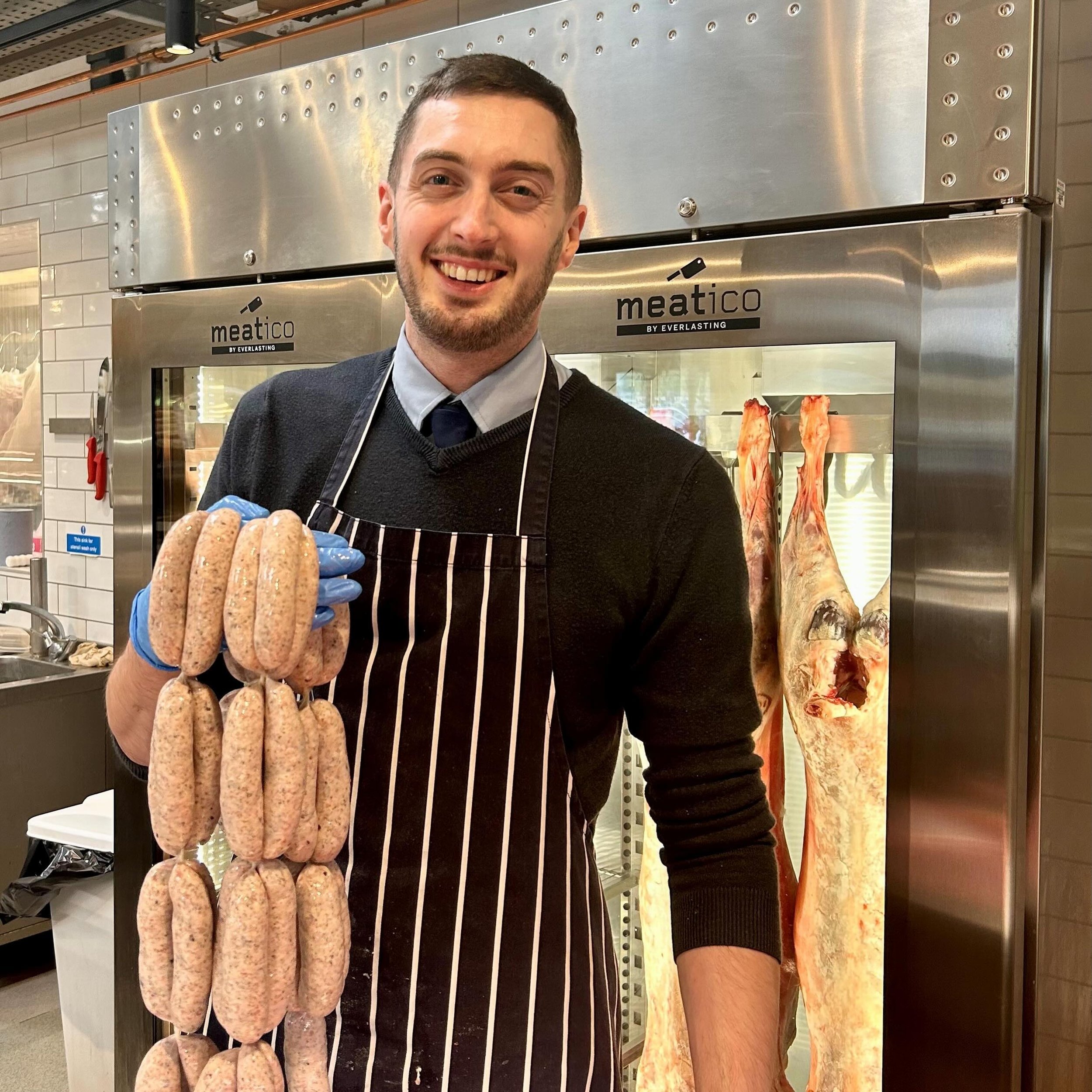 Are you free next Wednesday (15th May)? If so, we invite you to join us for a hands-on sausage-making workshop with our expert butchers!🌿

During the workshop, you will learn how to break down a pig into all of its cuts, and with the help of our hea