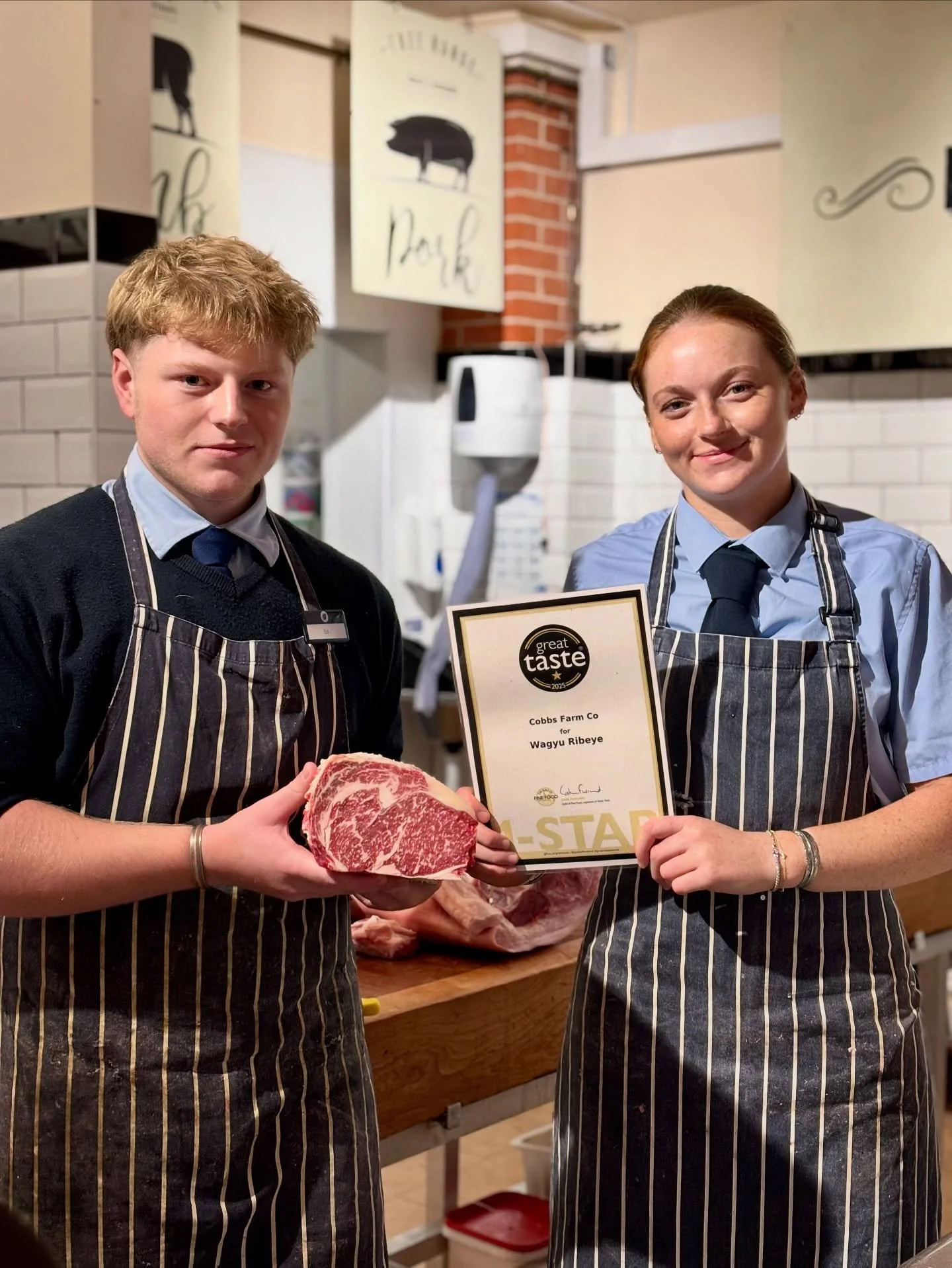 🥇 GOLD STAR WINNER 🥩

We&rsquo;re thrilled to share that our @kingsplay_wagyu Rib Eye has been awarded a ⭐ at this year&rsquo;s Great Taste Awards!

This exceptional beef is reared just over the border at Kingsplay Farm in Wiltshire. And while it w