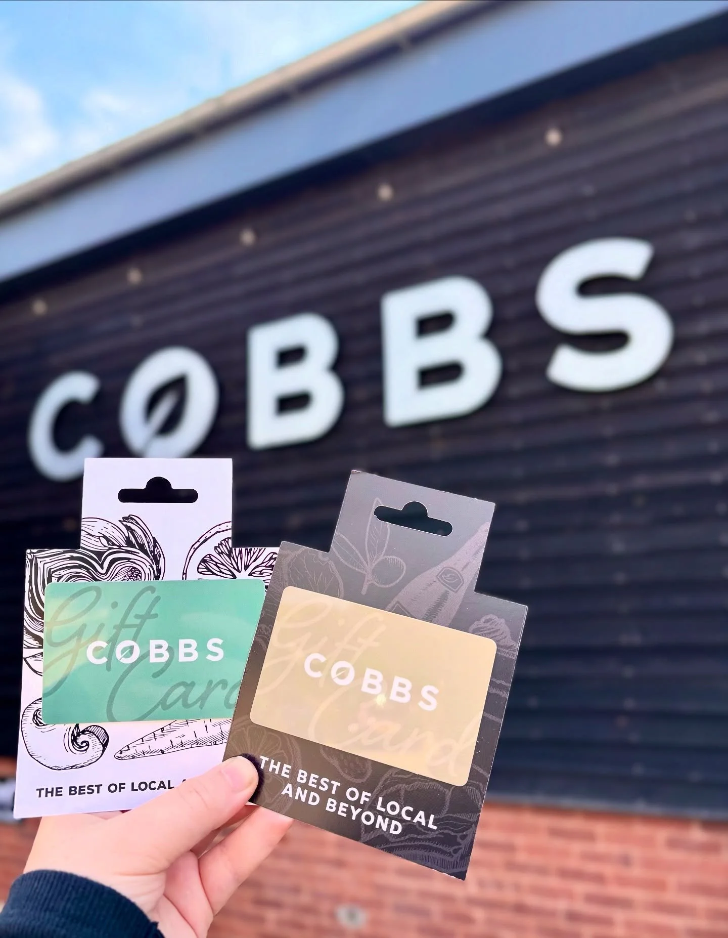 Did you know we do gift vouchers?⭐

You can purchase gift vouchers online or pop into your nearest farm shop to purchase. Best of all, they can be used in all 4 of our farm shops and caf&eacute;s!🥕☕

Perfect for all seasons☀️

#CobbsFarmShops #BestO