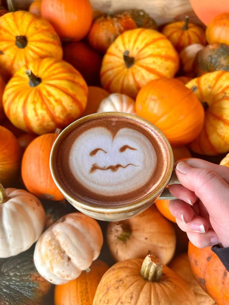 As well as carving out jack-o&rsquo;-lanterns for Halloween, pumpkins can also be used in many recipes! Pumpkin soup, Pumpkin cake, Roasted pumpkins, Pumpkin pie, and the infamous Pumpkin spice latte😍
�
There are plenty of pumpkins and winter squash