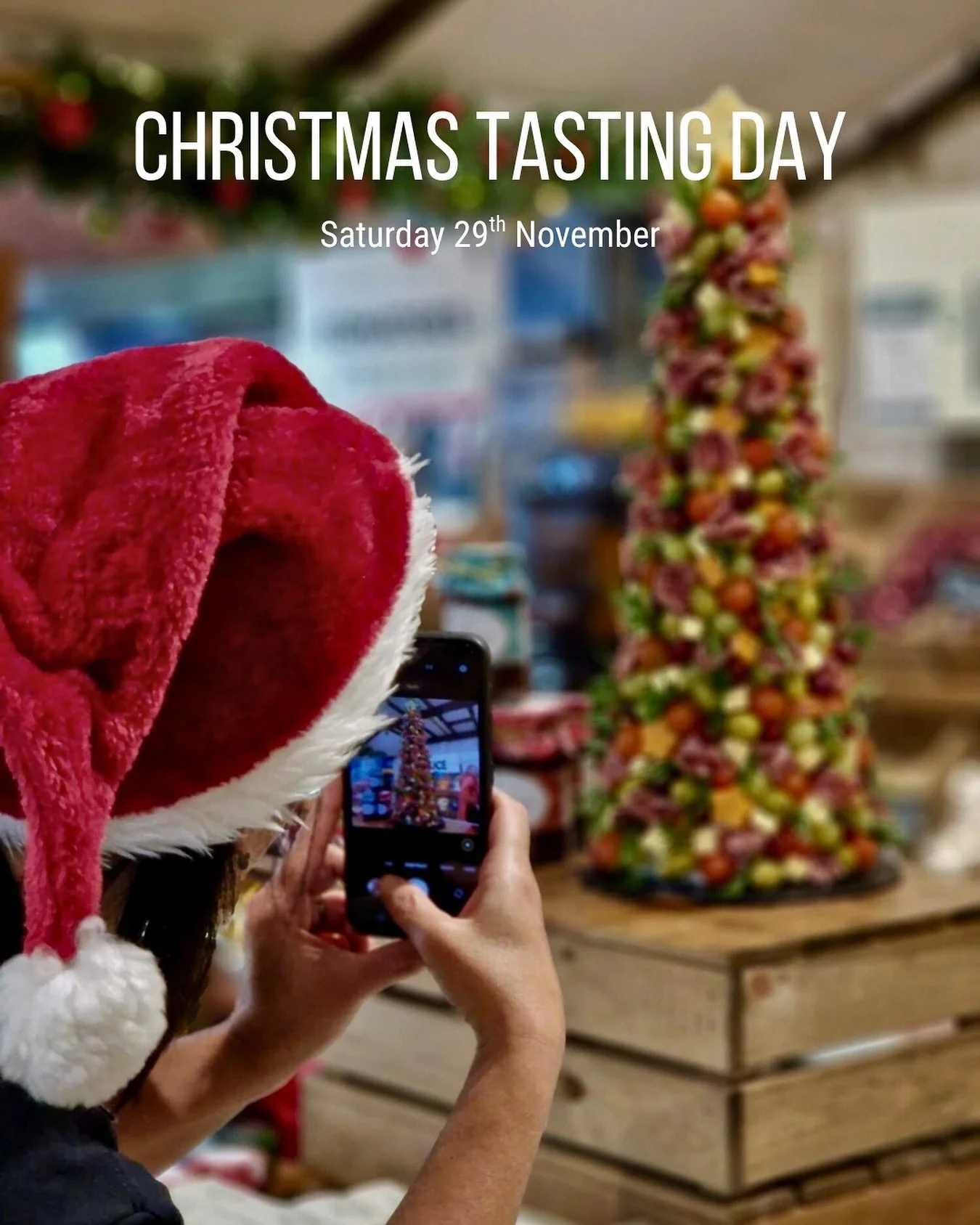 Christmas Tasting Day🎅🏻🎄

Indulge in delicious festive foods from our local producers! Sample award-winning free-range turkeys, mince pies, sausage rolls, cheese, &amp; more. Sample before you buy &amp; discover your new festive favourites at our 