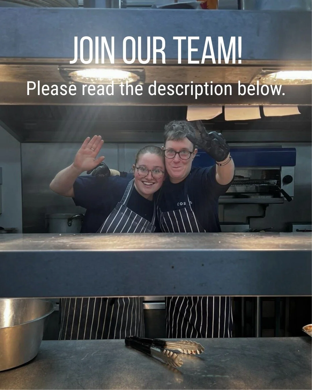 Are you a local chef looking for a change?🧑🏻&zwj;🍳

We&rsquo;re recruiting in our kitchens! Cobbs Kitchens and Caf&eacute;s are fast-paced environments, so we&rsquo;re looking for self-motivated individuals with a passion for great food. The abili