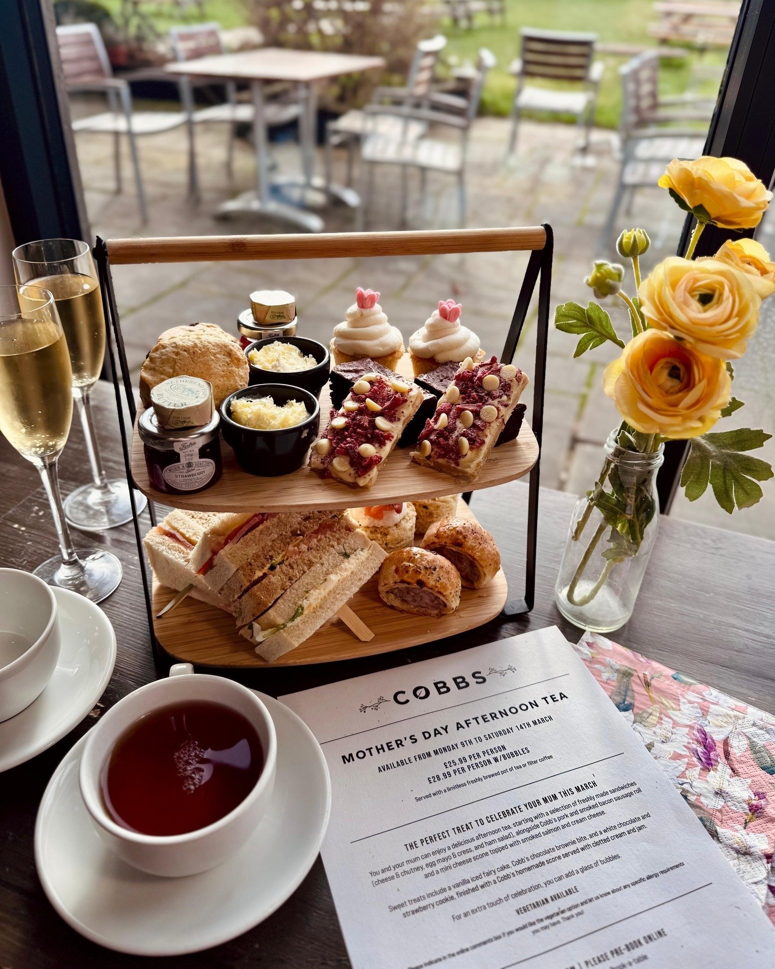 Celebrate Mothering Sunday at Cobbs🌷✨

In addition to our delicious Mothering Sunday lunch, we will be hosting a wonderful Afternoon Tea in the lead-up! Available from Monday 9th &ndash; Saturday 14th from 1.30pm in our Cobbs cafes🥂

You and your m