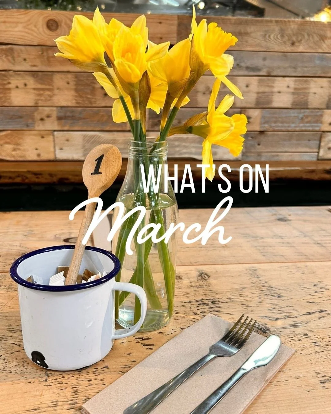 What&rsquo;s On? March🐣🌸

Englefield:
🐣Online Easter Orders - Live on Tuesday 3rd March
🌸Johnsons Fishmongers: Every Wednesday 11am - 2pm
🐣Mother&rsquo;s Day Afternoon Tea: 9th - 14th
🌸Mothering Sunday Lunch: 15th March
🐣Hanson's Auctioneers: 