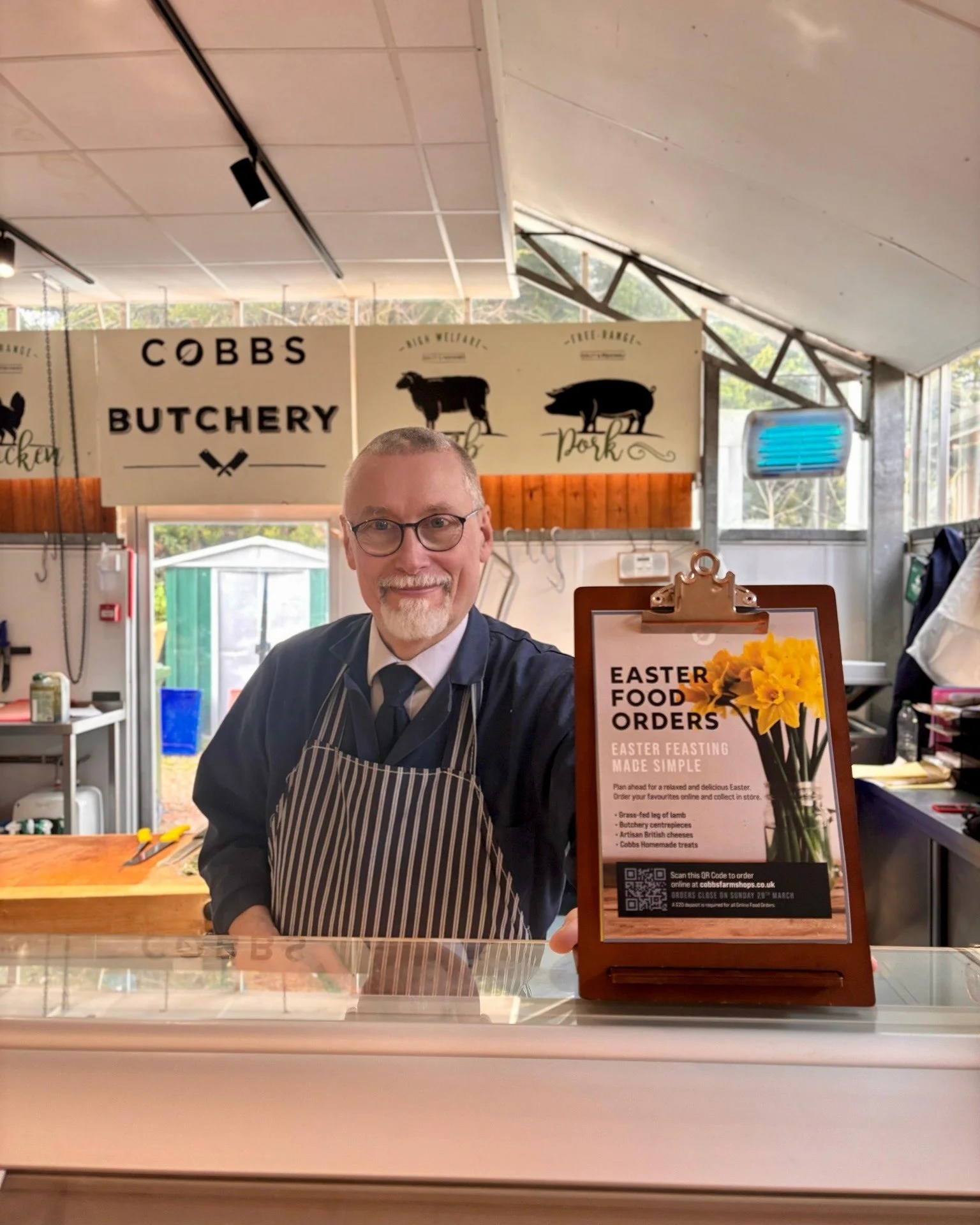 Prefer to host Easter at home? 🐣

Our new Online Easter Ordering system makes it easy to plan your perfect Easter feast. Browse premium meats, artisan cheeses, and Cobbs homemade favourites from the comfort of home and place your order in just a few