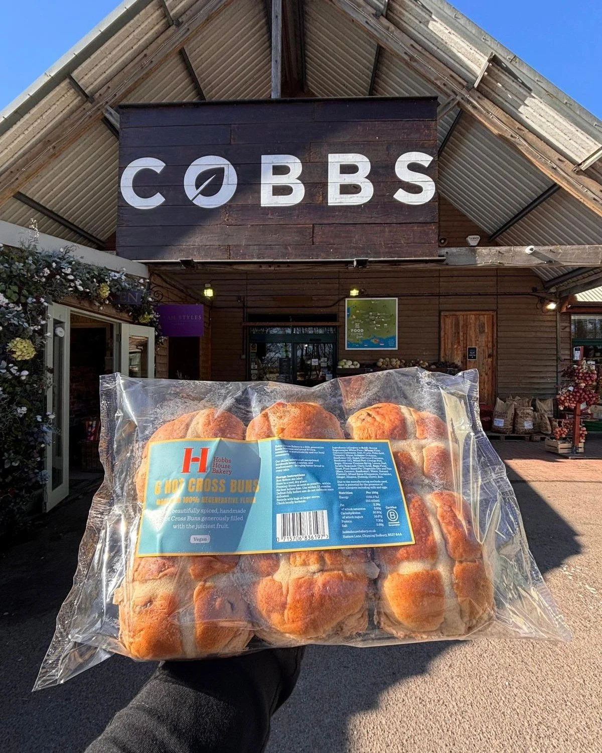 Hot Cross Buns🐣🐰

On the lead-up to Easter, you won&rsquo;t want to miss out on these delicious spiced, sticky, glazed fruit buns😍

Stop by our farm shops to grab some yummy Hot Cross Buns from @hobbshousebakery (and remember to slather them in bu