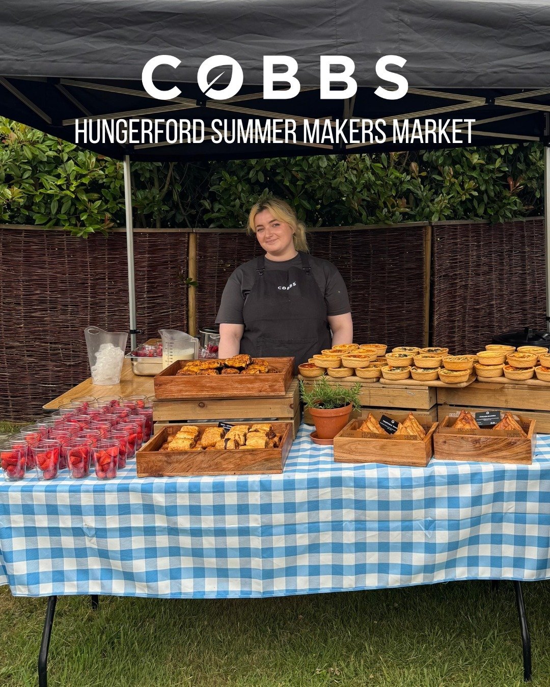 Hungerford Summer Makers Market⭐

Join us in the garden at Cobbs Hungerford as we celebrate the start of summer with our Makers Market!

📍Saturday 27th June: 10am-3pm

Discover a wonderful selection of local food producers, artisan makers, crafts, d