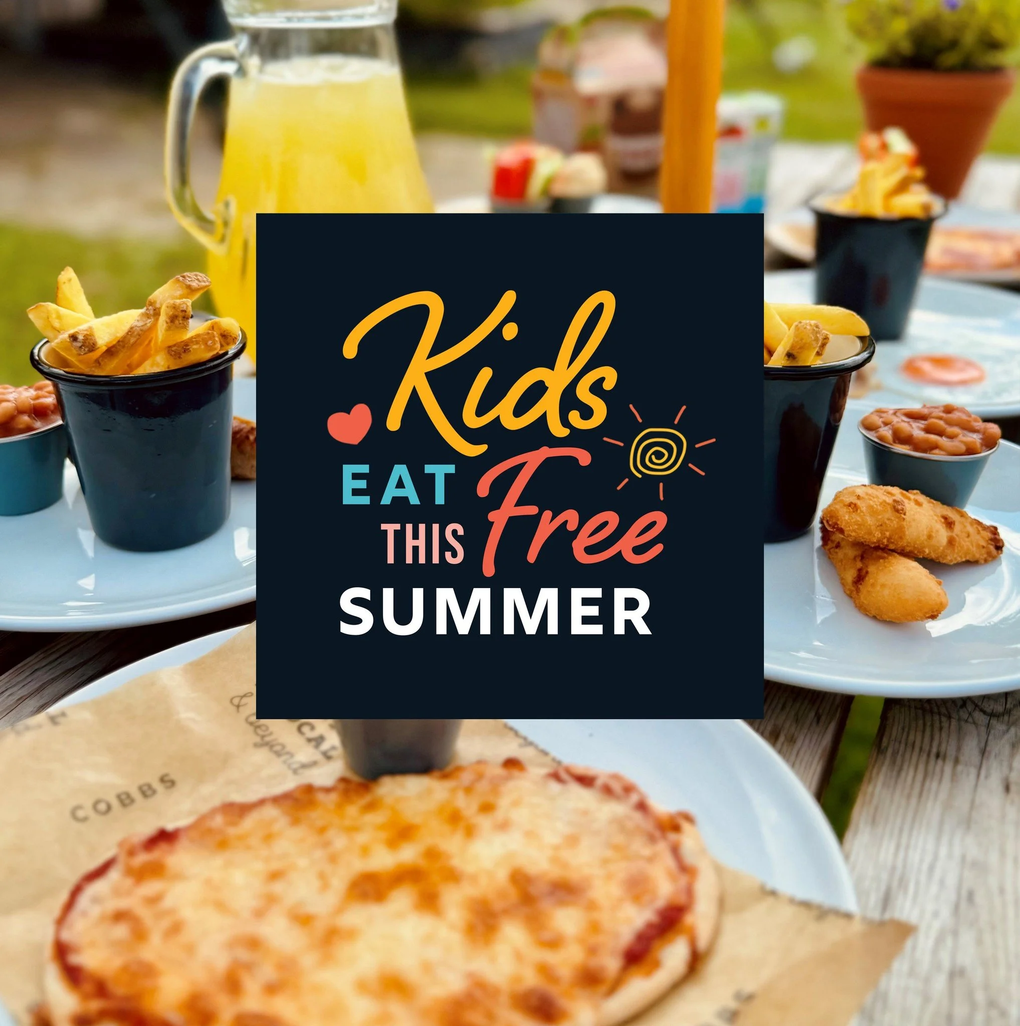 🌞Kids Eat Free This Summer!🍽️👧👦

Looking for an easy and affordable family lunch this summer? We've got you covered!

From now until 4th September 2026, children can enjoy a FREE meal from our Kids' Lunch Menu when accompanied by one paying adult