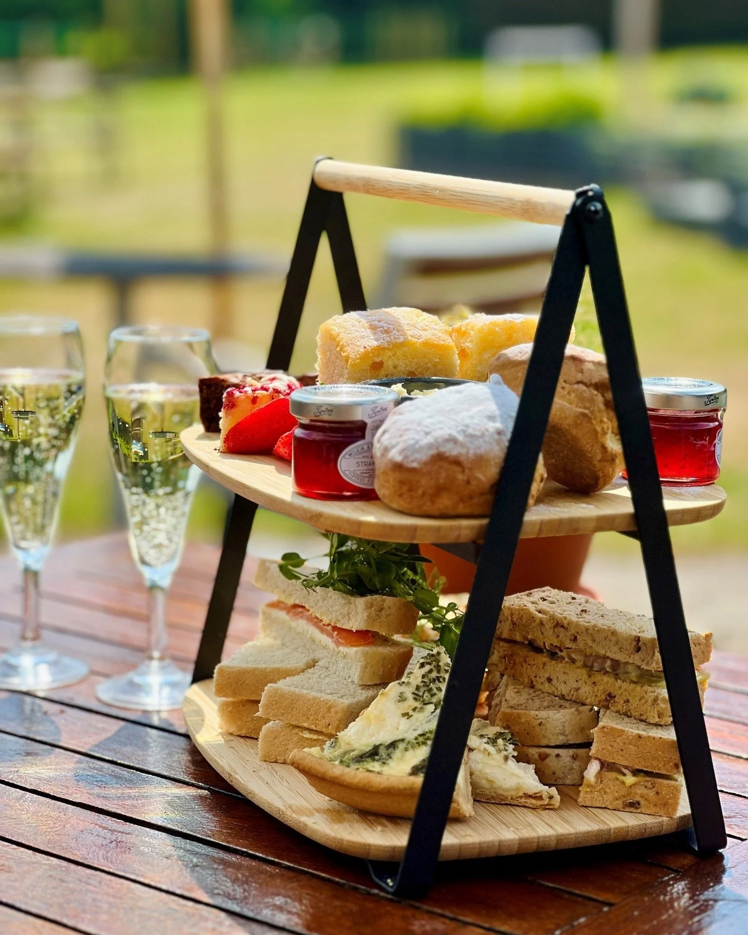 Menu item Monday - Afternoon Tea🍽️🍓

Indulge with friends or family in a delightful spread featuring an array of finger sandwiches, Cobbs&rsquo; homemade sausage rolls, and quiche. Enjoy freshly baked fruit scones served with strawberry jam and clo