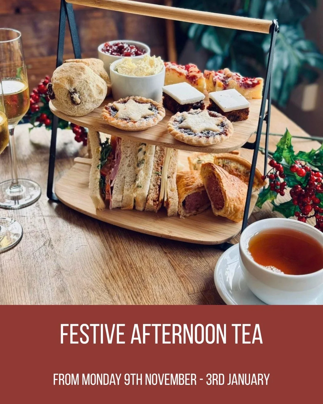 Need Festive Plans? Here is what&rsquo;s happening at Cobbs Farm shops over the Festive Period, all available to book now!🔔🎅🏻🎄🦃

Englefield:
🔔Online Christmas orders | Coming VERY soon
🔔Festive Afternoon Tea | From Monday 9th November - 3rd Ja