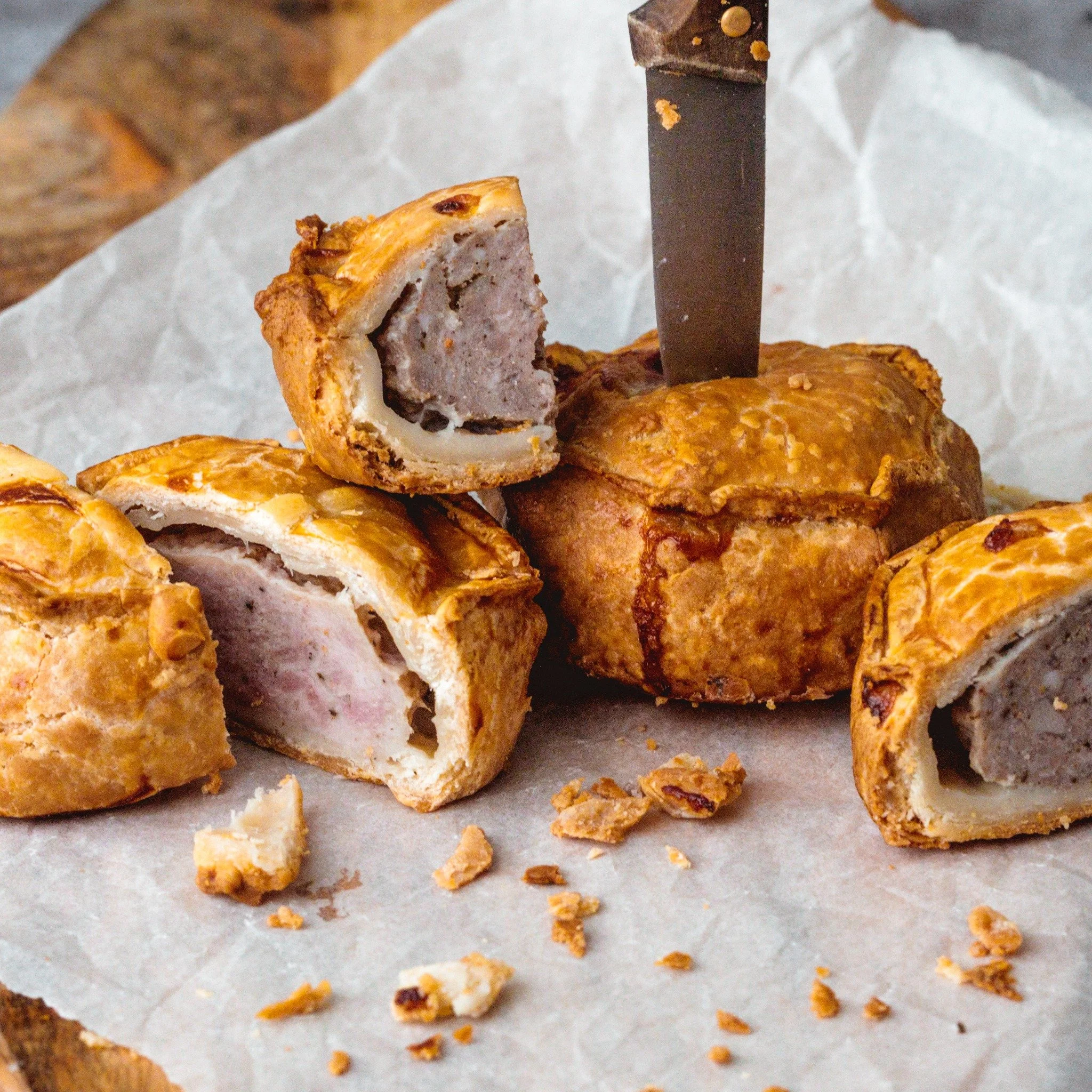 🥧 Cobbs x @chunkofdevon 🥧

Craving something seriously delicious? Come and pick up your favourite Chunk handmade pork pies and pasties from our deli counters! 😋

Made in Devon since 2006, Chunk is all about proper handmade baking, quality ingredie