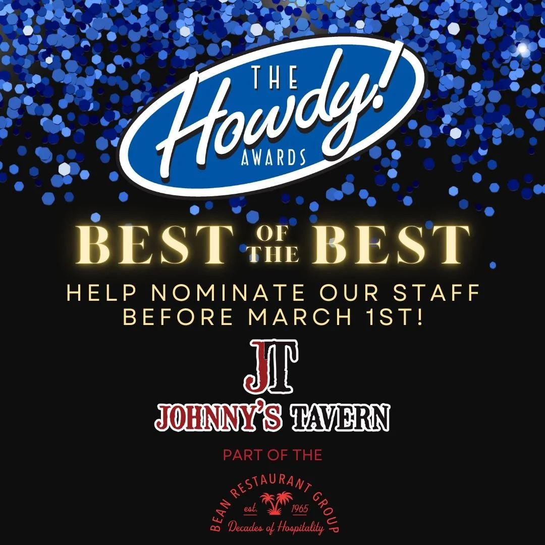 Had a standout dining experience at Johnny&rsquo;s Tavern? 🍝🍸 Nominate the team member who made it exceptional for the Howdy Awards!
Nominate through the link in our bio!
#HowdyAwards #CheersToGreatService