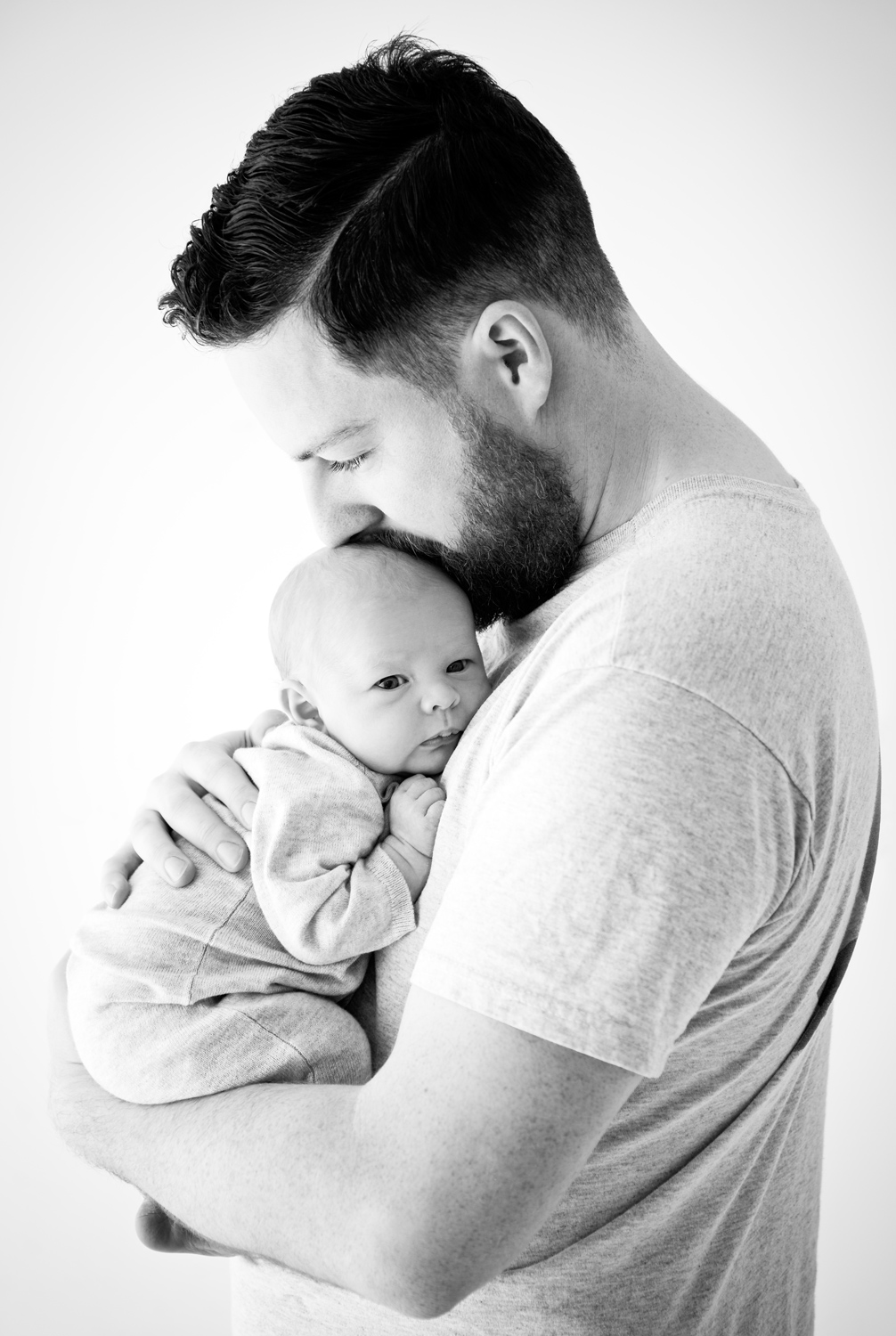 baby dad black and white