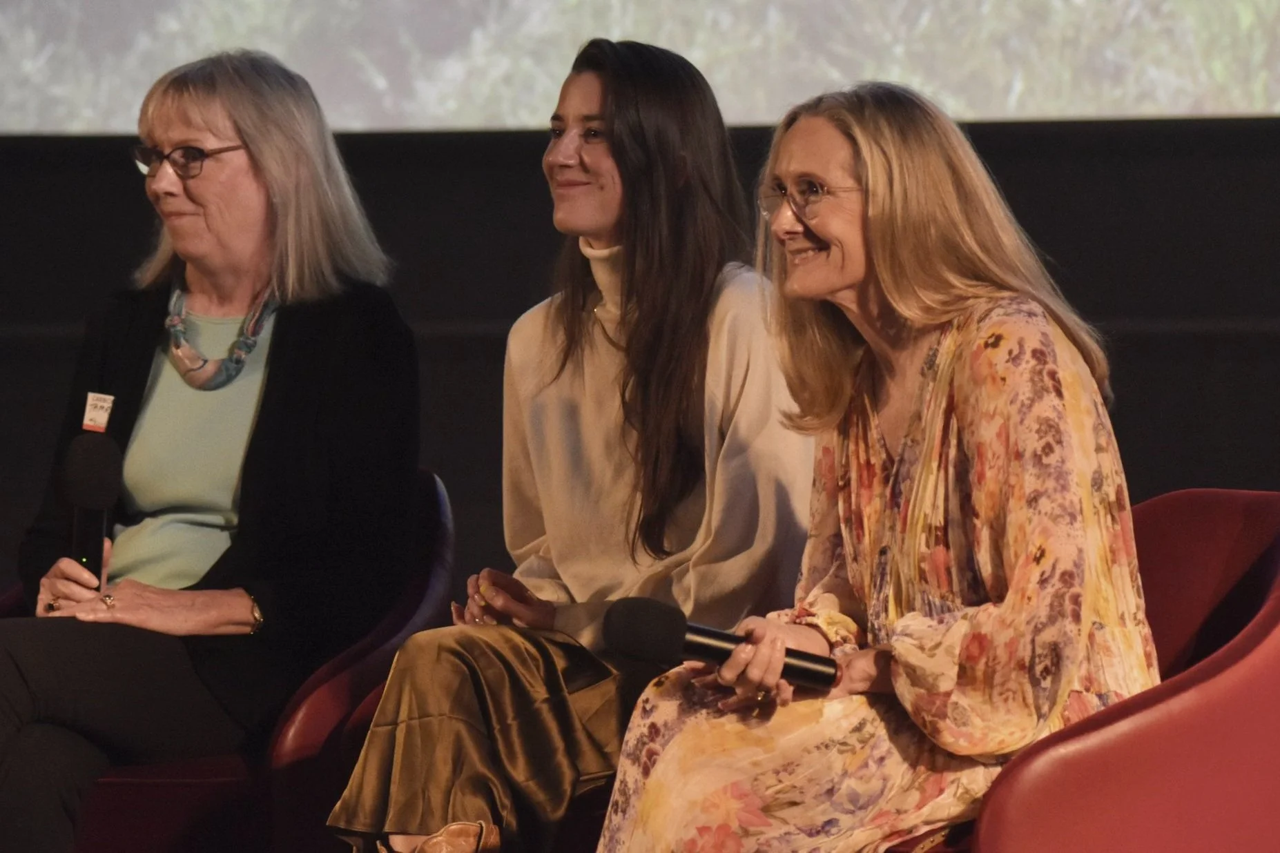  Panelists Tamra Peters, Chloe Goshay and Kiki Goshay. Image by William Wayland. 