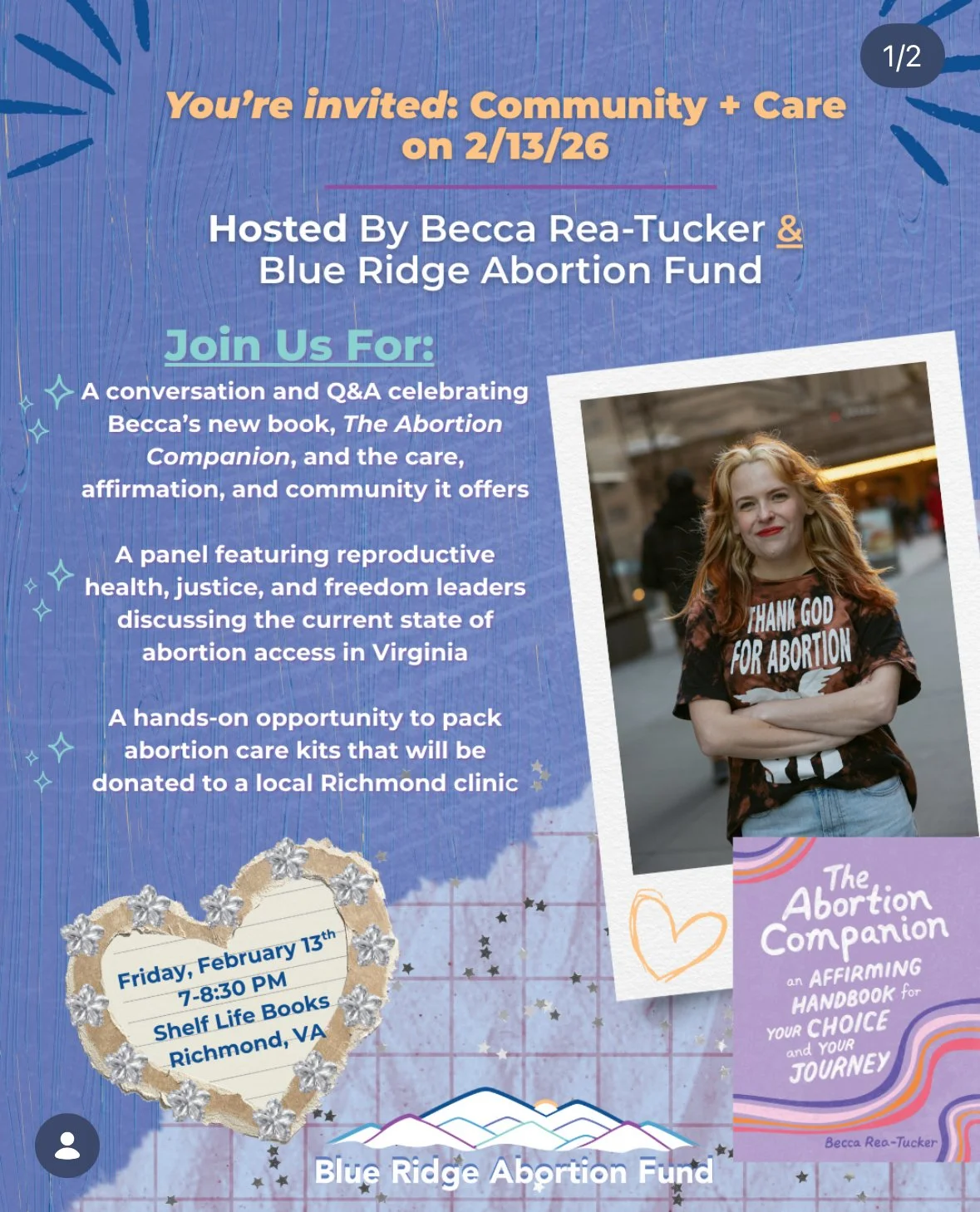 Richmond: The Abortion Companion w/ Blue Ridge Abortion Fund