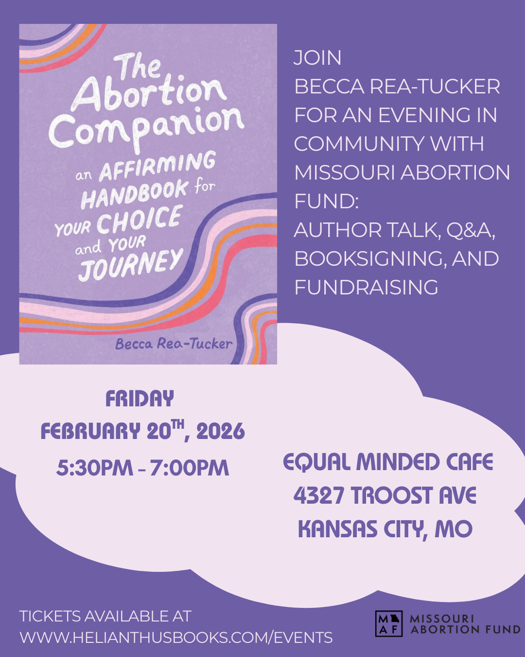 Kansas City: The Abortion Companion w/ MO Abortion Fund