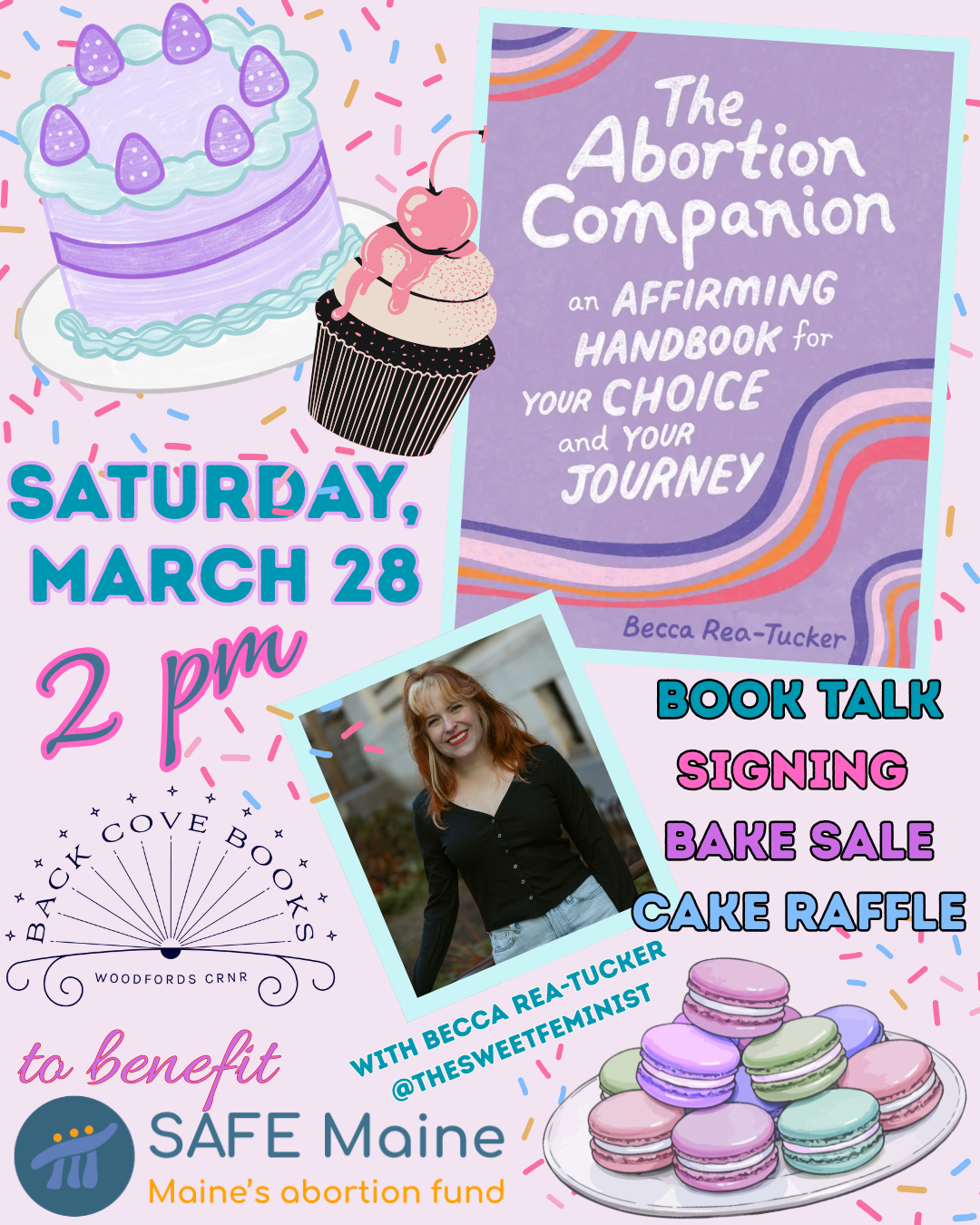 Portland: Book Talk/Bake Sale at Back Cove Books