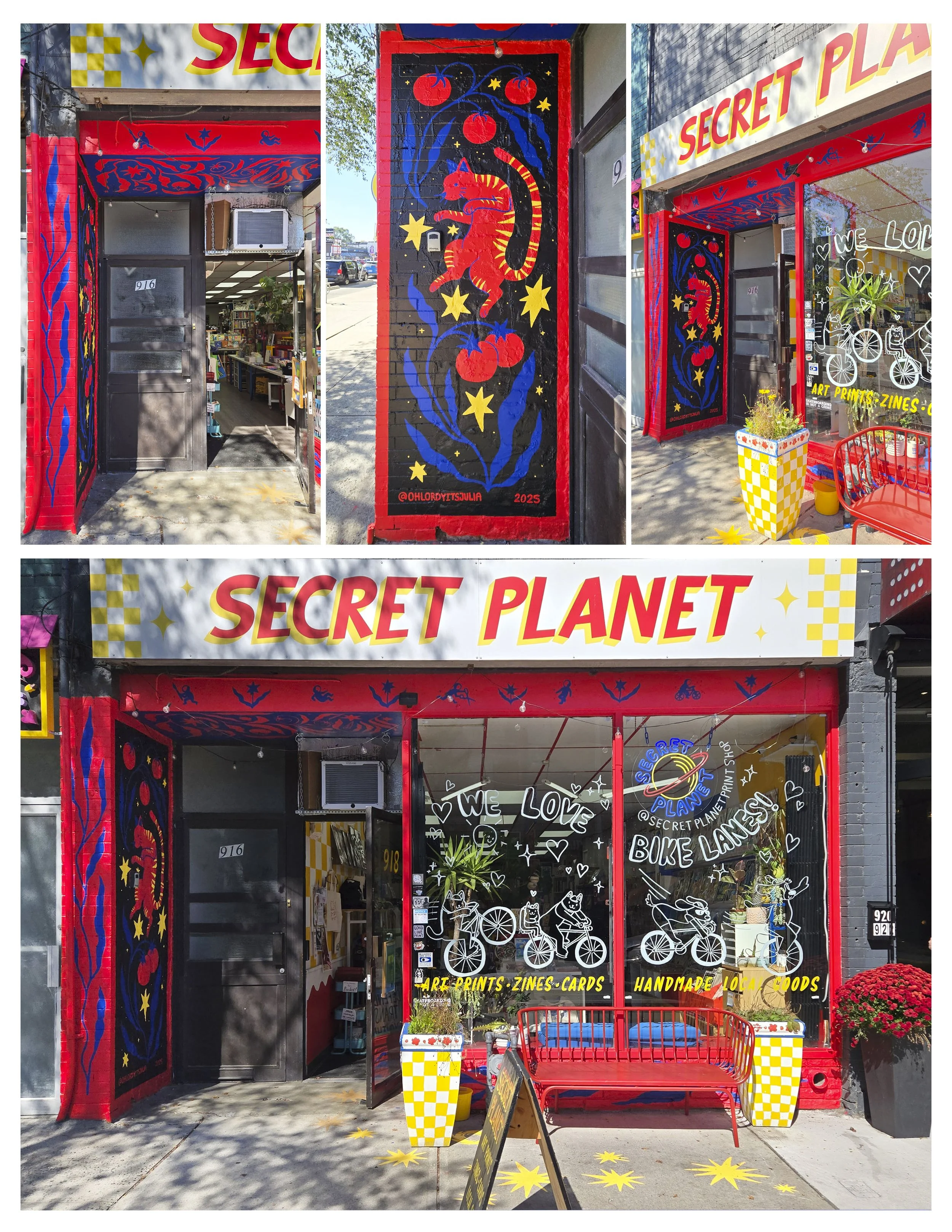 Secret Planet Storefront, 2025