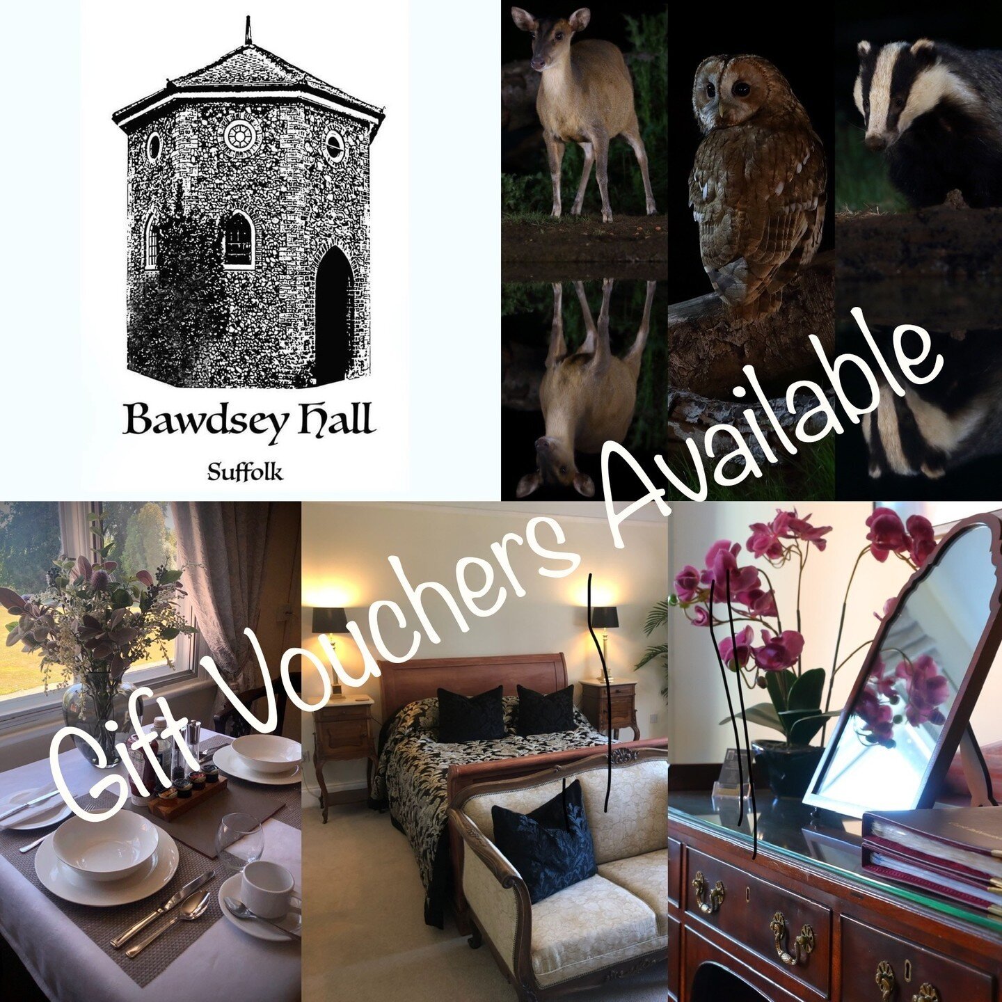 Have you got a special #birthday, #anniversary or celebration coming up for a friend or family member? Why not purchase a gift voucher for either a getaway at Bawdsey Hall or a Photography Experience&hellip;.

Gift vouchers are available directly fro
