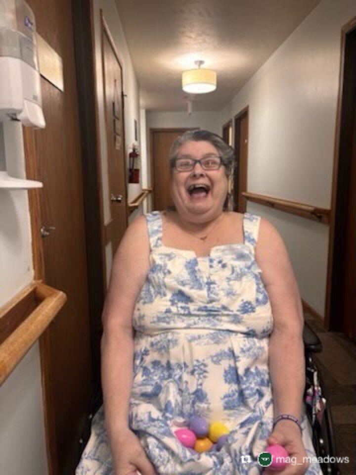 Repost from @mag_meadows
&bull;
Smiles, surprises, and a whole lot of Easter fun! 🐰🥚 Our egg hunt was a hit with everyone.
.
.
.
#AssistedLiving #SeniorLiving #MemoryCare
