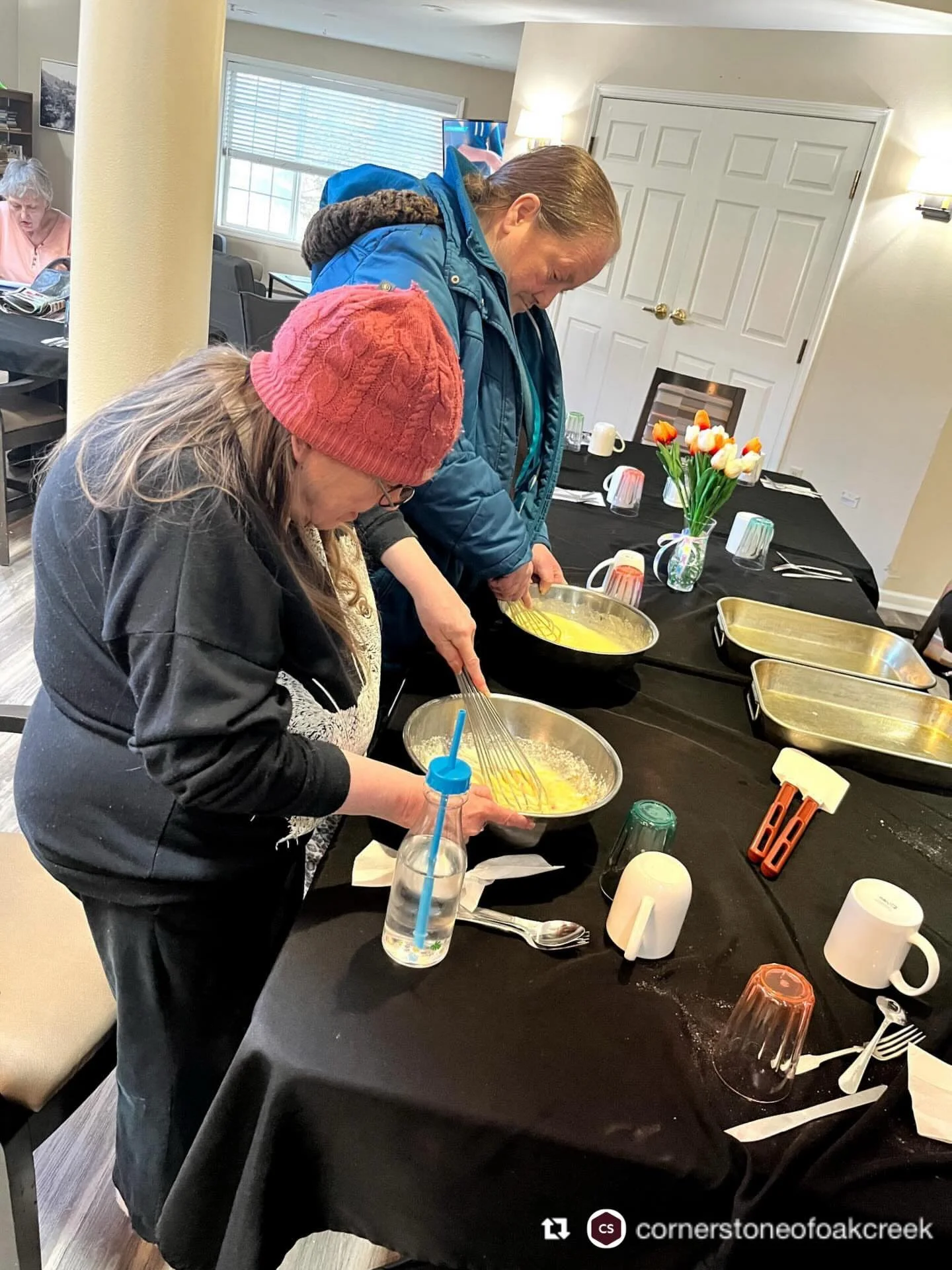 Repost from @cornerstoneofoakcreek
&bull;
Sweet moments, warm smiles, and a whole lot of love baked in 🍪❤️ Our Baking Club brought residents together to mix, measure, and make memories&mdash;proving the best recipes are the ones shared with friends.