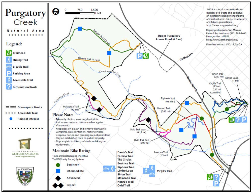 Purgatory Creek Trail Map. author profile. 