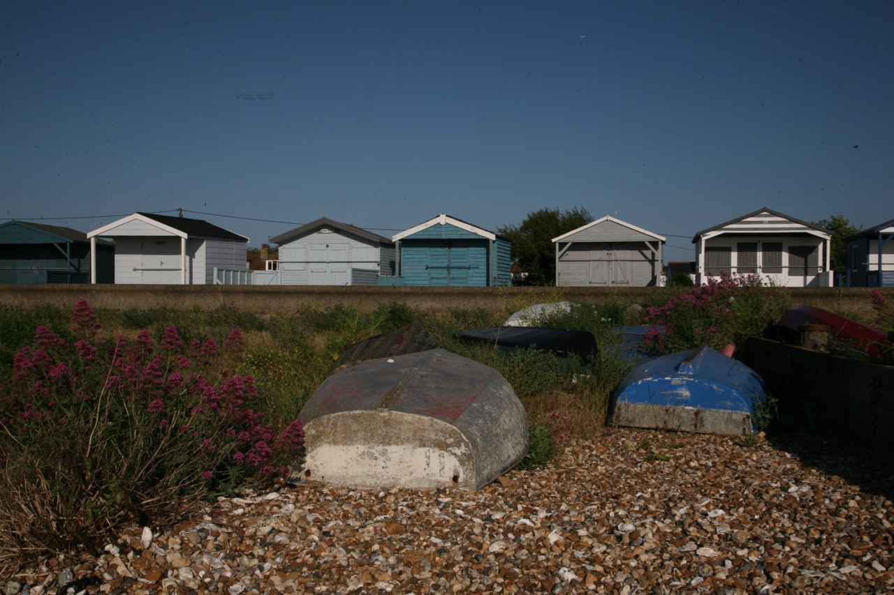 Beach, Huts and Houses