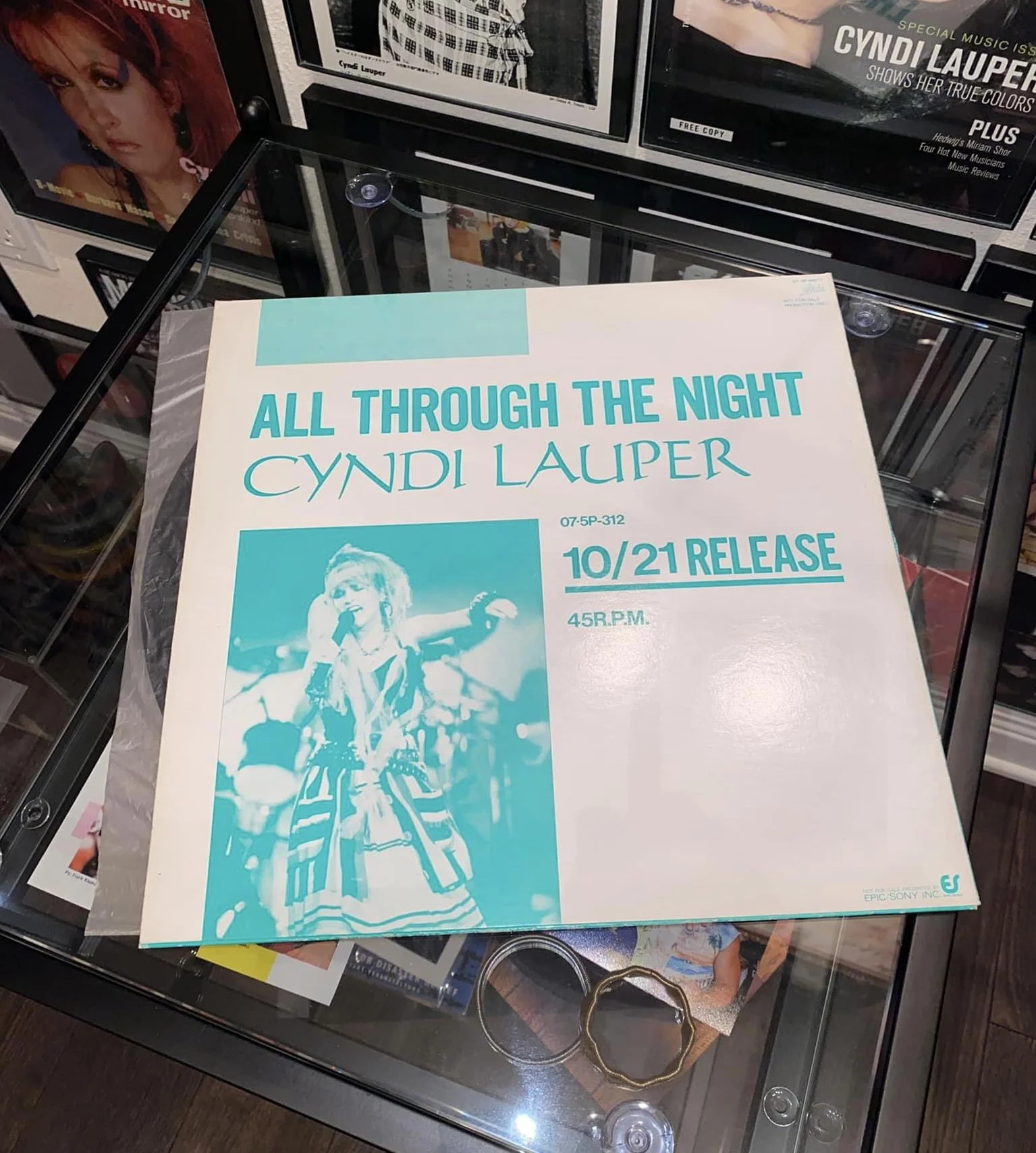  The 12” radio DJ promo from Japan for ‘All Through The Night’… Wham is on the other side, so it’s impossible to find in this condition: all the ‘Lovelies’ (yes, George Michael fans) managed to snap up the few in existence 