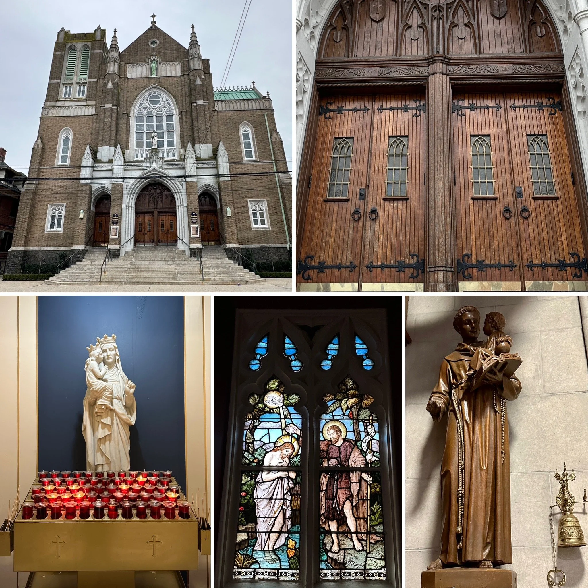  St. Mary, Gate of Heaven Catholic Church (next to the Catholic School) is one of the churches Cyndi attended as a child. I took these photos when I was last in Ozone Park and tried to imagine her thoughts when gazing upon these powerful symbols. Con