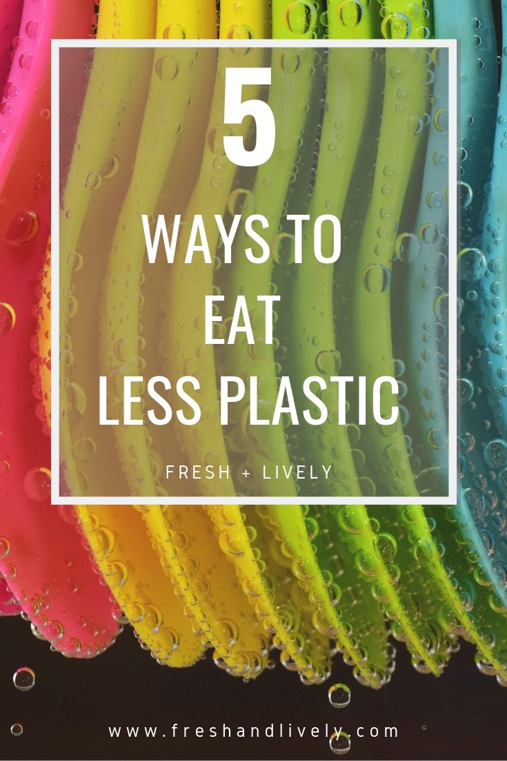 Reduce waste and eat less plastic in your food with these 5 tips! #sustainability #waste #use #inthehome #ideas