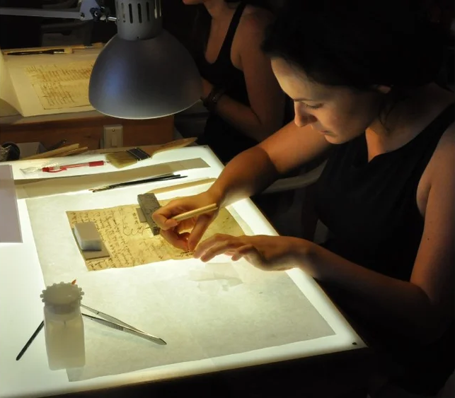 Program D :  Paper Restoration in Artworks and Archival Documents